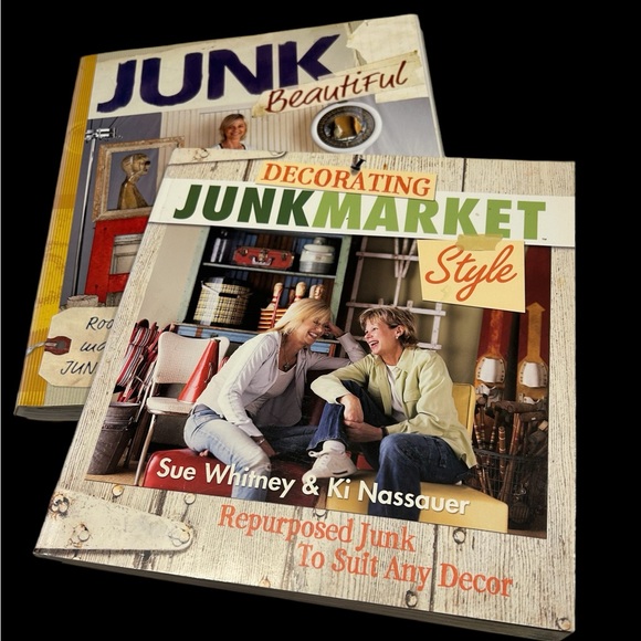 Two books on Decorating Junk Market Style and Junk Beautiful - Picture 1 of 10